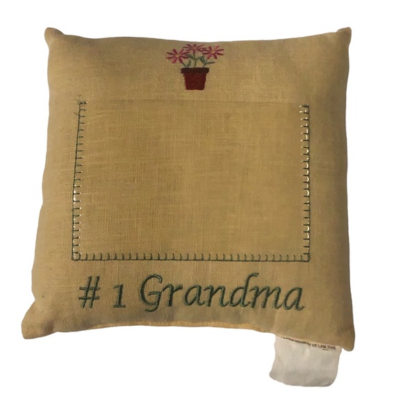 Two Picture Pillows for Grandma and Grandpa Size 9” X 9” Fits 4” X 6” picture - Picture 5 of 10